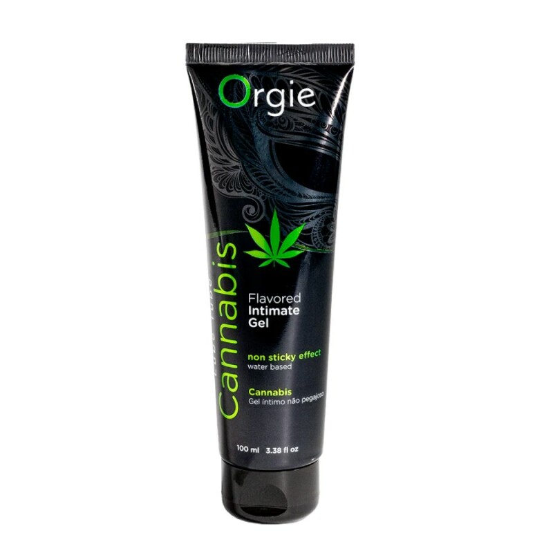 Їстівний лубрикант Orgie Lube Tube зі смаком канабісу, 100 мл - Изображение 3