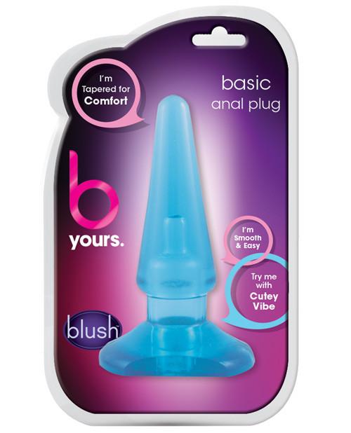 Анальний плаг B YOURS, BLUE - Изображение 1