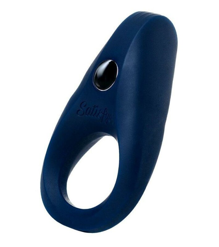 Ерекційне віброкільце Satisfyer Rocket Ring синє, 7.5 х 4.1 см - Изображение 2