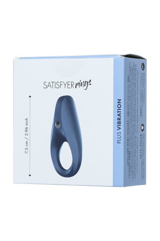 Ерекційне віброкільце Satisfyer Rocket Ring синє, 7.5 х 4.1 см - Изображение 1
