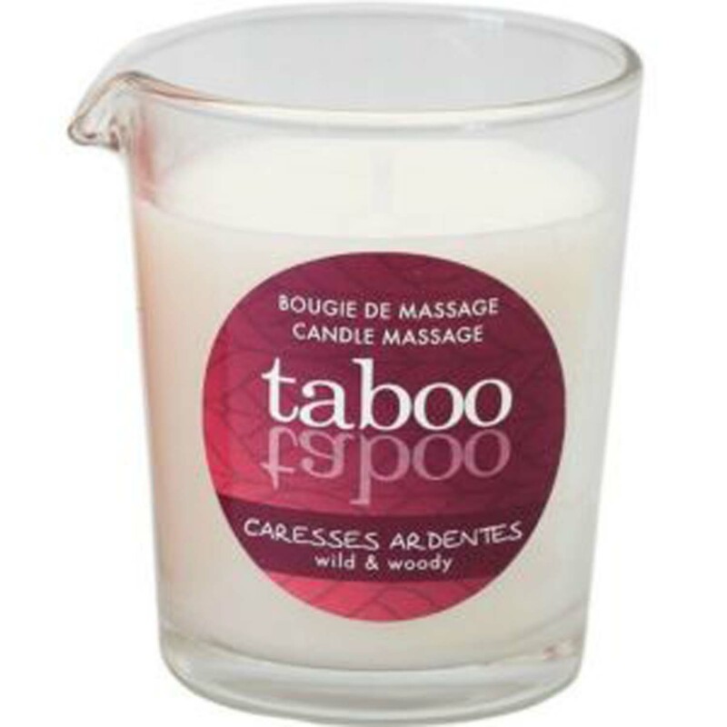 Масажна свічка RUF, 60 г, Taboo Candle Fiery Caresses з ароматом папороті - Зображення 1