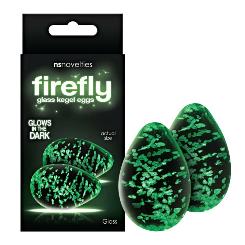 Скляні Вагінальні кульки FIREFLY GLASS Kegel EGGS CLEAR