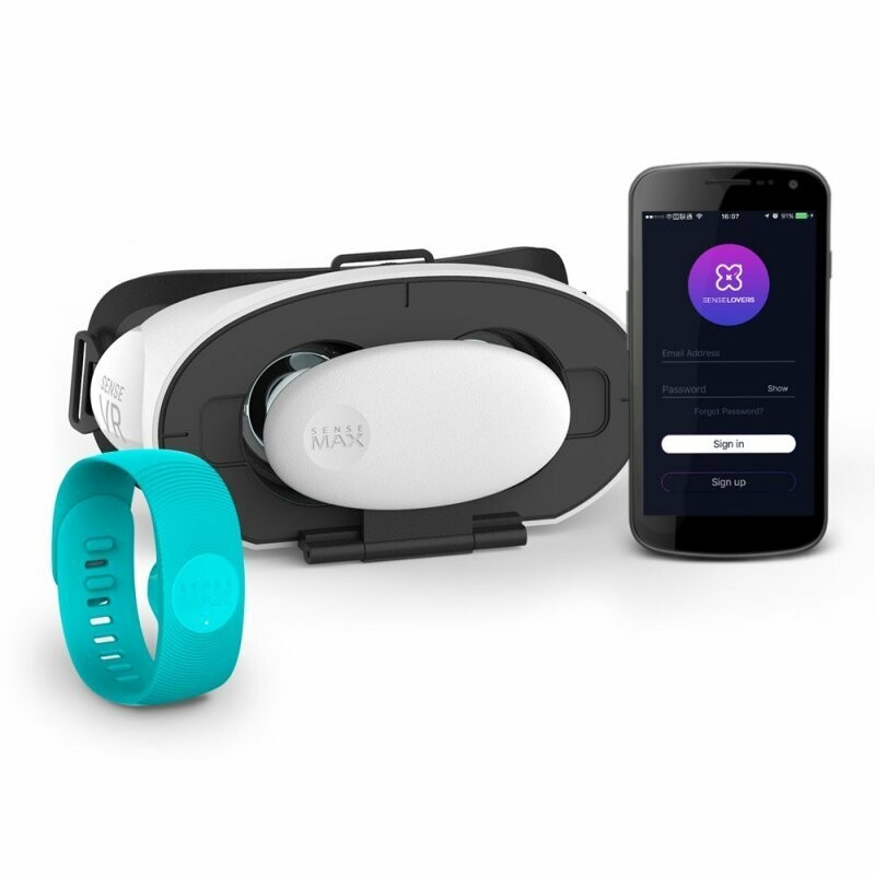 Набір окуляри + браслет sense MAX sense Ecosystem, Блакитний