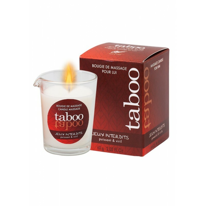 Масажна свічка RUF, 60 г, Taboo Candle Jeux Interdits Wild Lichen з ароматом дикого лишайника - Зображення 1