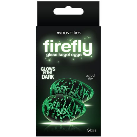 Скляні Вагінальні кульки FIREFLY GLASS Kegel EGGS CLEAR - Изображение 3