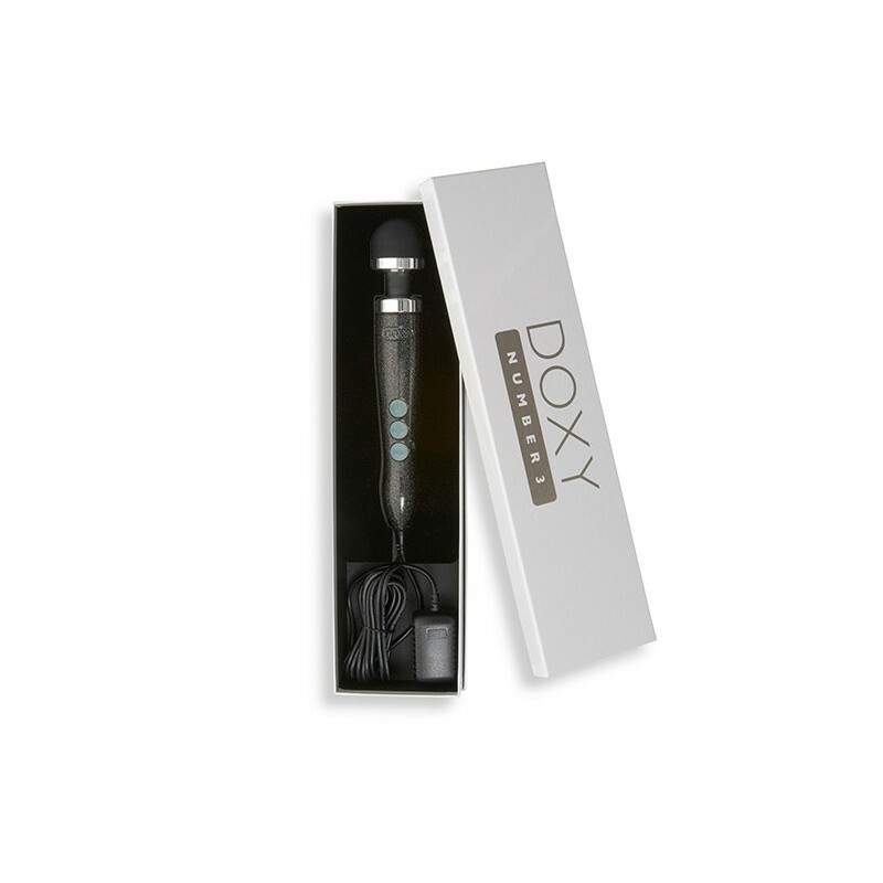 Вібромасажер мікрофон DOXY Number 3 Candy Black - Зображення 4