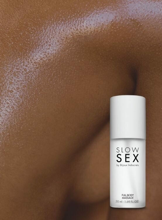 Гель для масажу всього тіла на силіконовій основі FULL BODY MASSAGE Slow Sex by Bijoux Indiscrets, 50 мл - Изображение 4