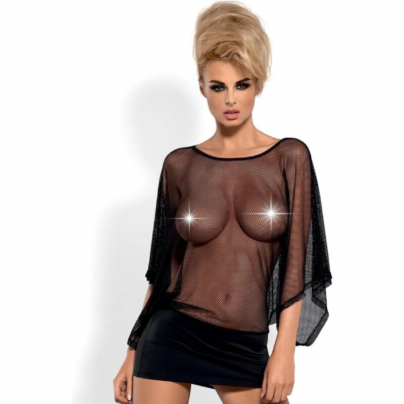 Сексуальне прозоре чорне плаття-сіточка L / XL - Зображення 1