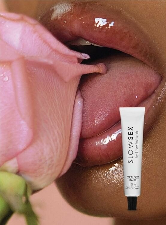 Бальзам для орального сексу на водній основі ORAL SEX BALM Slow Sex Bijoux Indiscrets, 10 мл - Изображение 9