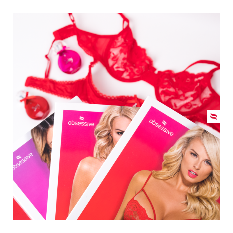 Еротичний корсет зі шнурівкою і пажами для панчіх corset &amp; thong red L / XL - Зображення 8