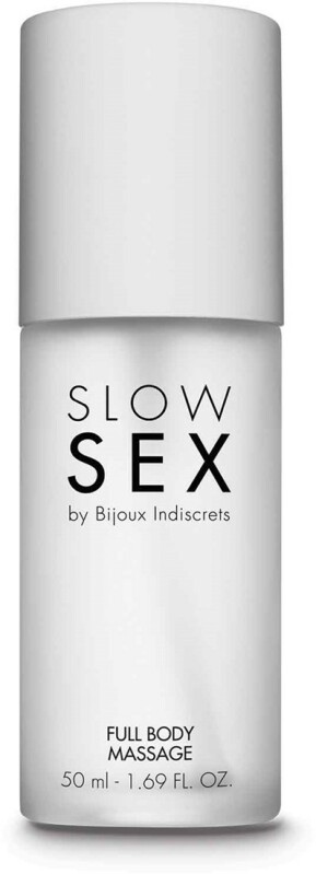 Гель для масажу всього тіла на силіконовій основі FULL BODY MASSAGE Slow Sex by Bijoux Indiscrets, 50 мл - Изображение 1