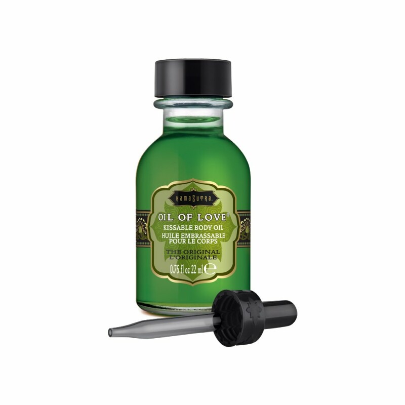 Масло для поцілунків їстівне з розігрівом Kama Sutra OIL OF LOVE the Original 22 ML - Зображення 2