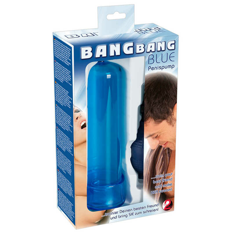 Помпа Bang Bang Penis Pump, синя - Зображення 2