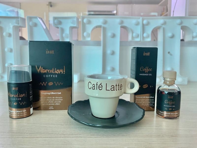 Масажний гель Intt Coffee, 30 мл, зі зігріваючим ефектом, зі смаком кави - Зображення 8