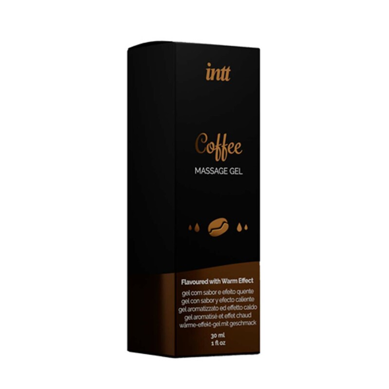 Масажний гель Intt Coffee, 30 мл, зі зігріваючим ефектом, зі смаком кави - Зображення 4