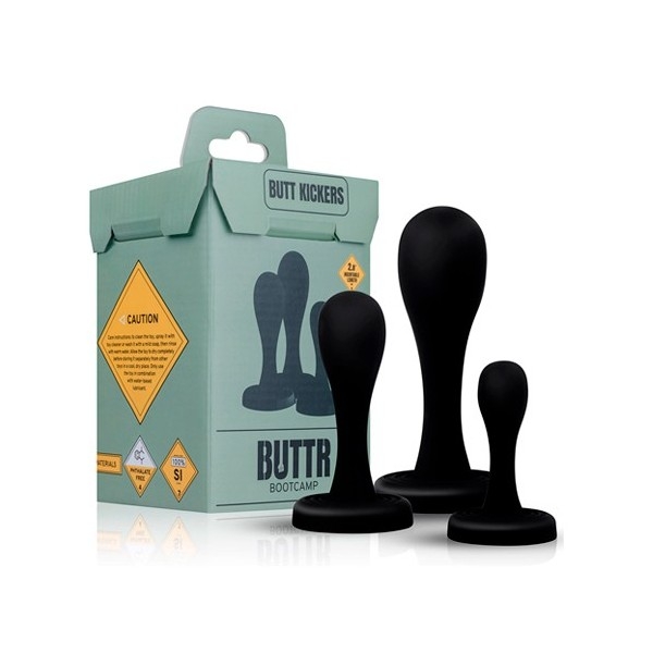 Набір анальних пробок BUTTR Butt Kickers Butt Plug Training Set - Изображение 2