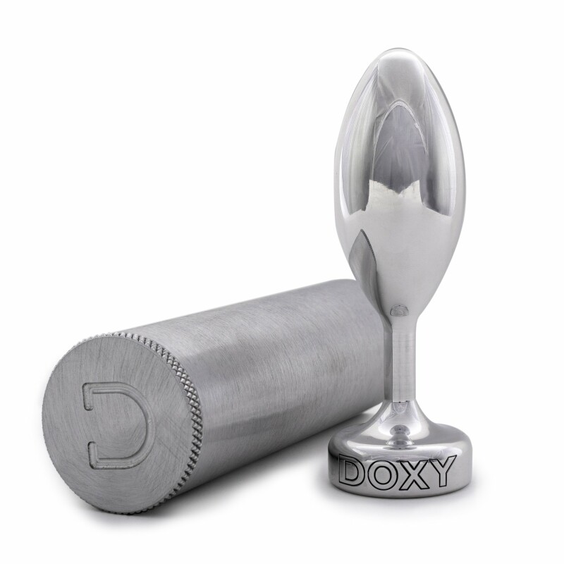 Анальна пробка, метал Doxy Smooth Butt Plug