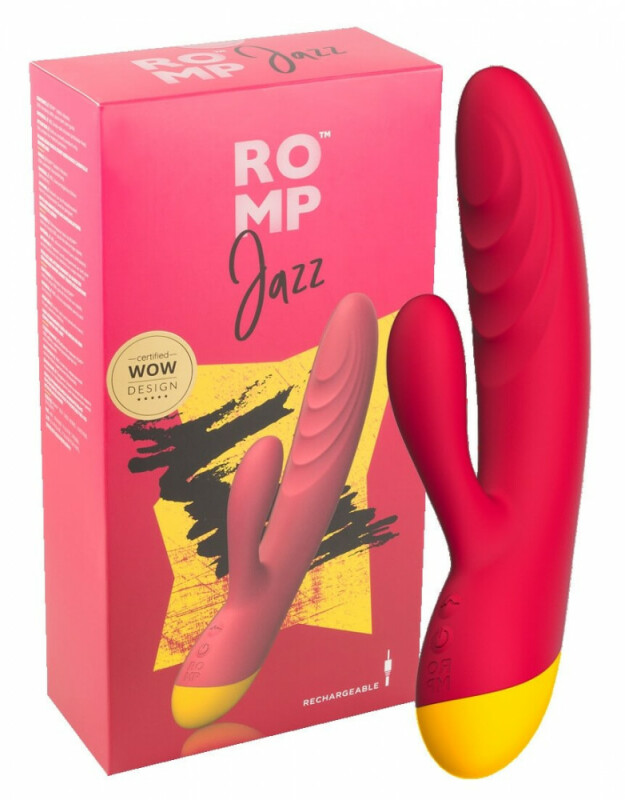 Вібратор-кролик ROMP Jazz силіконовий, рожевий, 21 х 3.6 см
