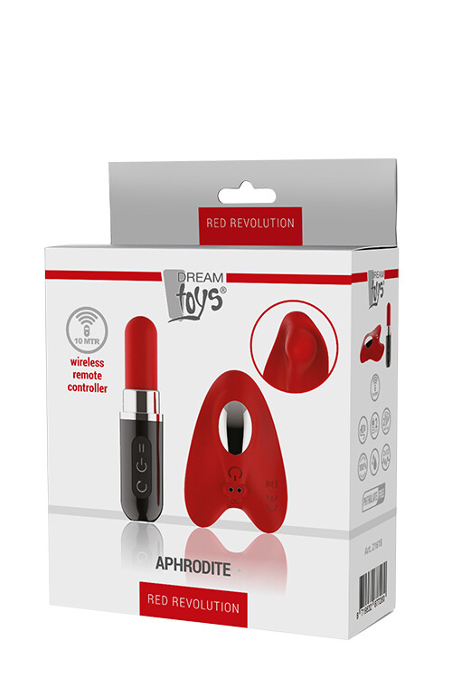 Вібратор в трусики Dream Toys Red Revolution з пультом, червоний - Изображение 1