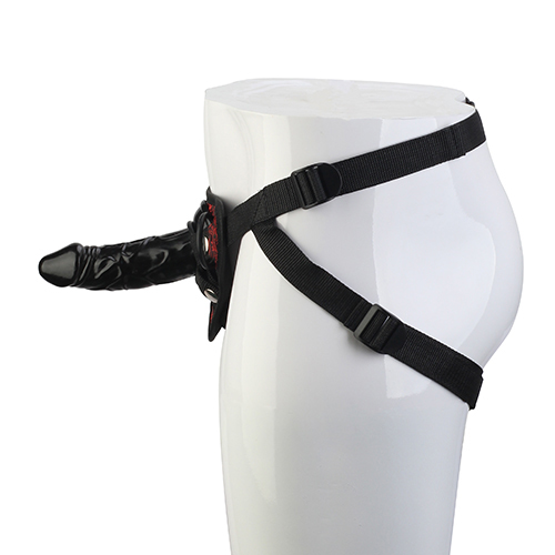 Страпон Dream Toys Blaze на трусиках з вишивкою, чорний, 13 х 4 см - Зображення 2