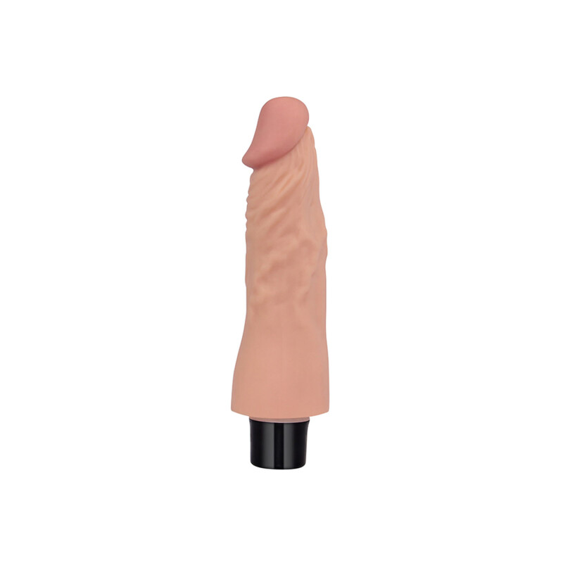 Вібратор реалістичний Lovetoy Real Softee тілесного кольору, 18 см х 3.9 см - Зображення 1