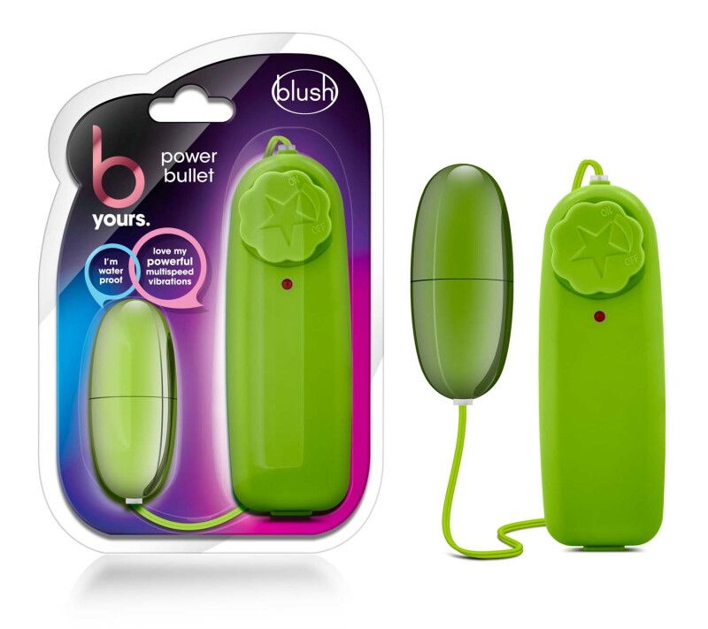 Віброяйце з пультом управління зелене POWER BULLET LIME - Изображение 5