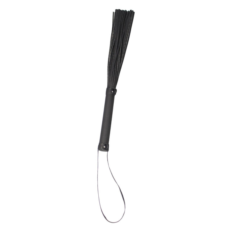 Флоггер Dream Toys Blaze Whip з петлею, чорний, 24 см