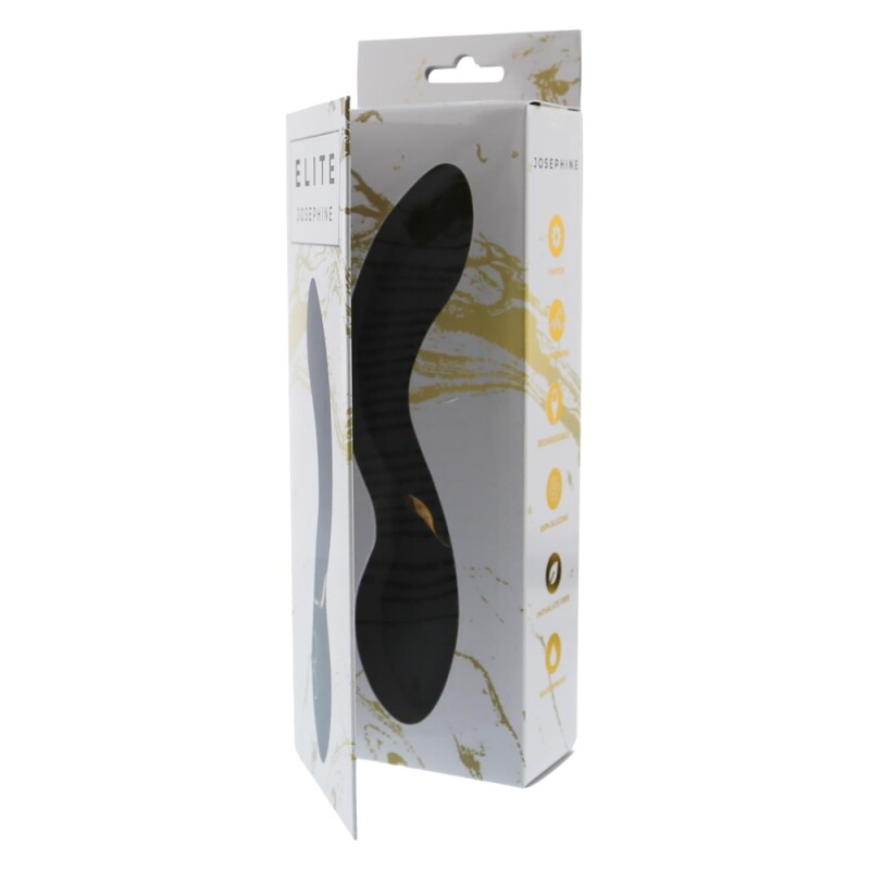 Вібратор для точки G Dream Toys Elite Josephine вигнутий, чорний, 20 х 3.6 см - Изображение 1