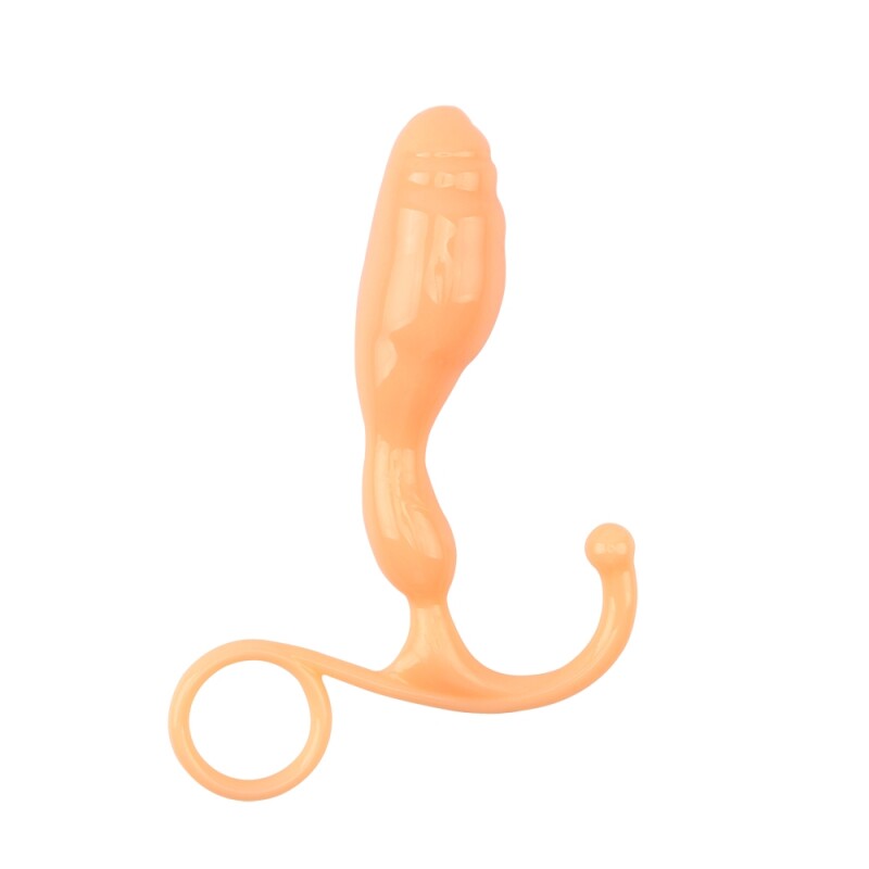 Масажер простати Chisa Prostate Probe бежевий, 12.5 х 3 см - Зображення 1