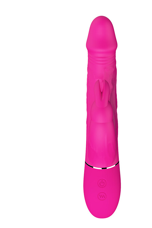Вібратор-кролик Dream Toys реалістичний, рожевий - Зображення 3