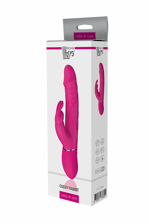 Вібратор-кролик Dream Toys реалістичний, рожевий - Зображення 4