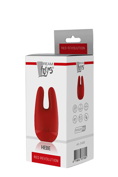 Вібростимулятор Dream Toys для клітора і сосків, червоний - Изображение 4