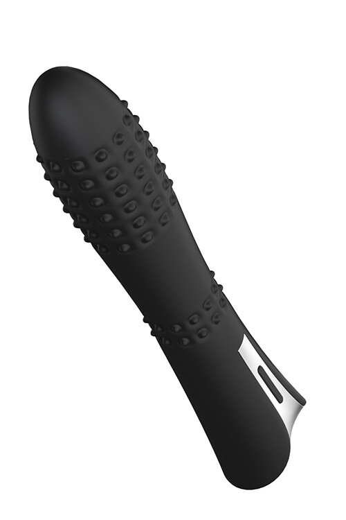 Вібратор Dream Toys зі стимулюючим рельєфом, чорний - Изображение 4