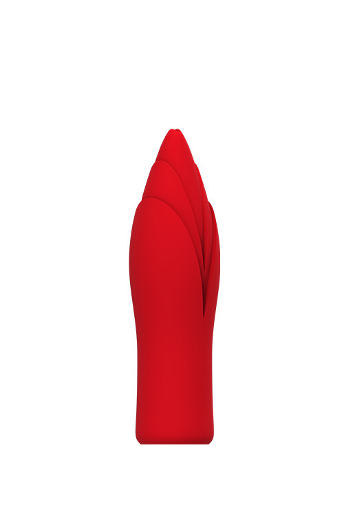 Мінівібратор Dream Toys Red Revolution зі знімною віброкулею, червоний, 10 х 3 см - Изображение 4