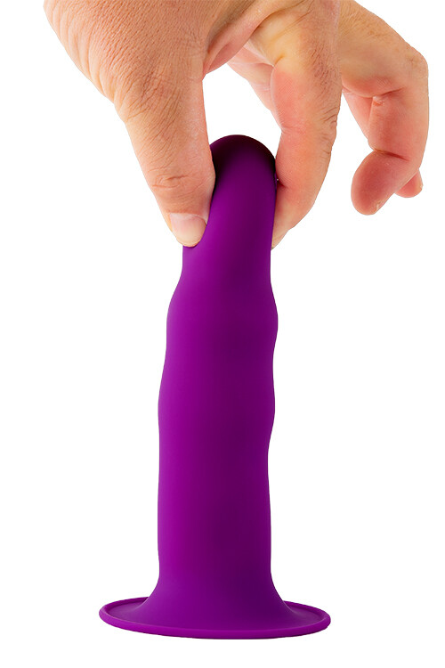 Фалоімітатор Dream Toys термоактивний, фіолетовий - Зображення 2