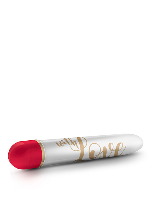 Вібратор Blush Love, біло-червоний, 14.5 х 2.5 см - Изображение 2