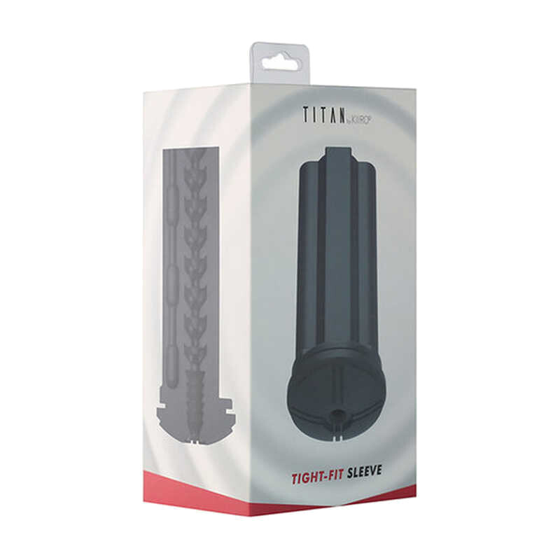 Змінна насадка мастурбатор Kiiroo Titan Sleeve, імітація анального отвору, чорна - Зображення 4