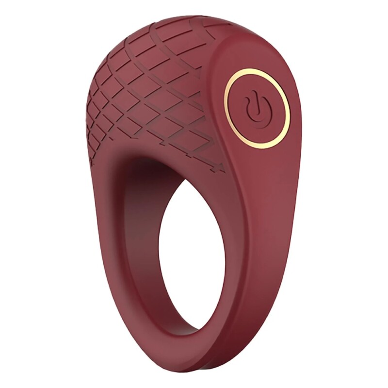 Ерекційне віброкільце Dream Toys Ivy еластичне, бордове, 6.5 х 3 см
