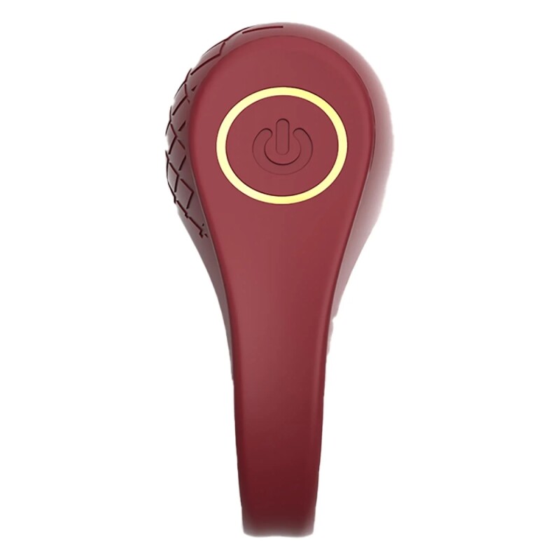 Ерекційне віброкільце Dream Toys Ivy еластичне, бордове, 6.5 х 3 см - Изображение 4