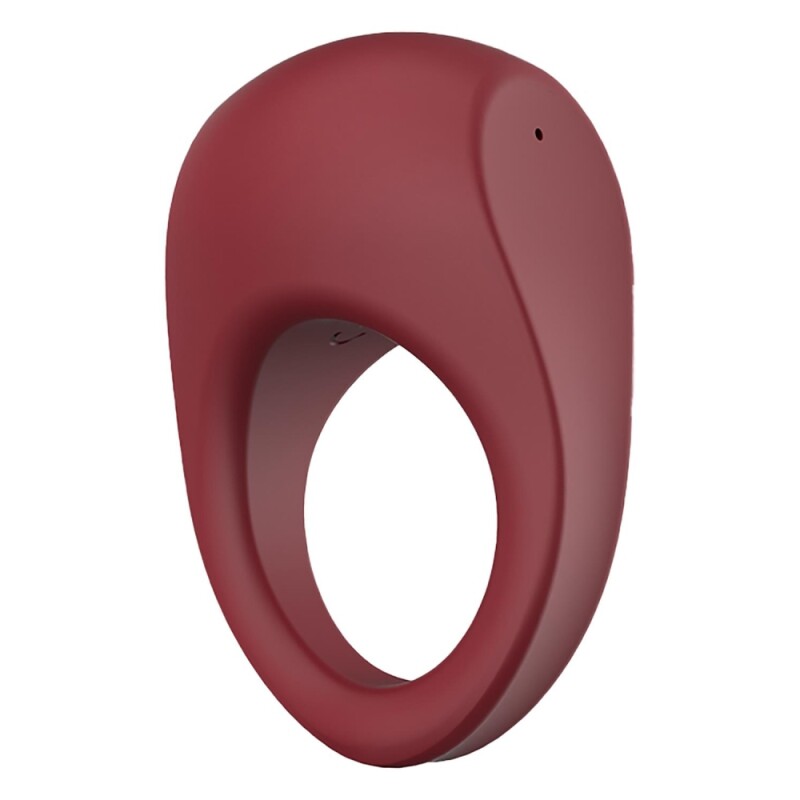 Ерекційне віброкільце Dream Toys Ivy еластичне, бордове, 6.5 х 3 см - Изображение 6