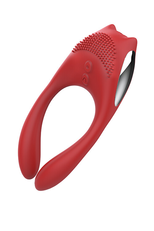 Вібратор для пар Dream Toys Red Revolution з пультом, червоний, 12 х 5.3 см - Зображення 4