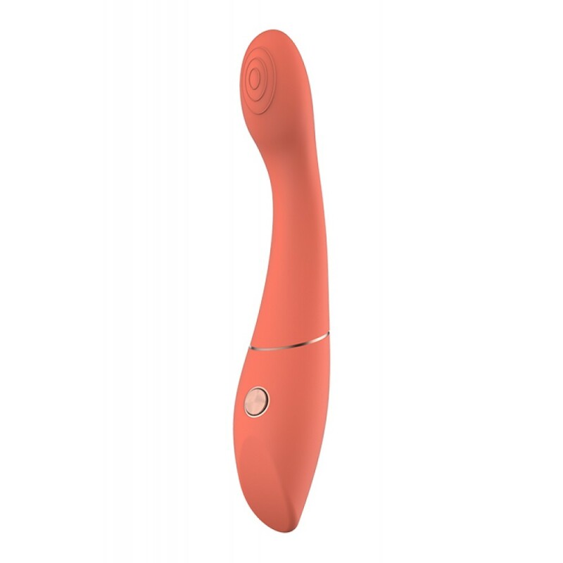 Вібратор для точки G Dream Toys силіконовий, помаранчевий, 22 х 4.2 см