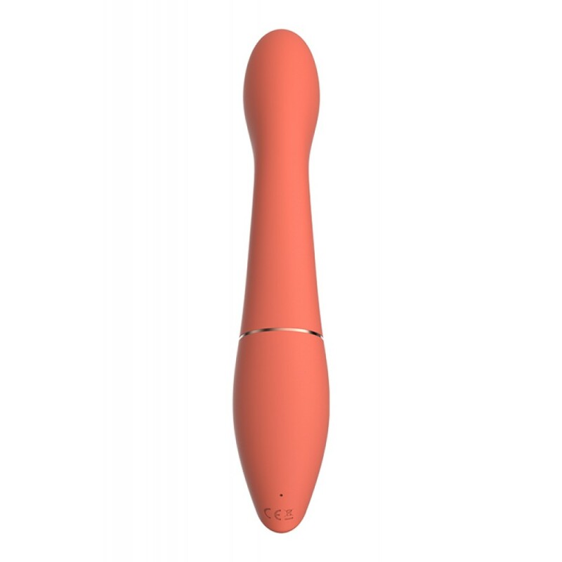Вібратор для точки G Dream Toys силіконовий, помаранчевий, 22 х 4.2 см - Зображення 4