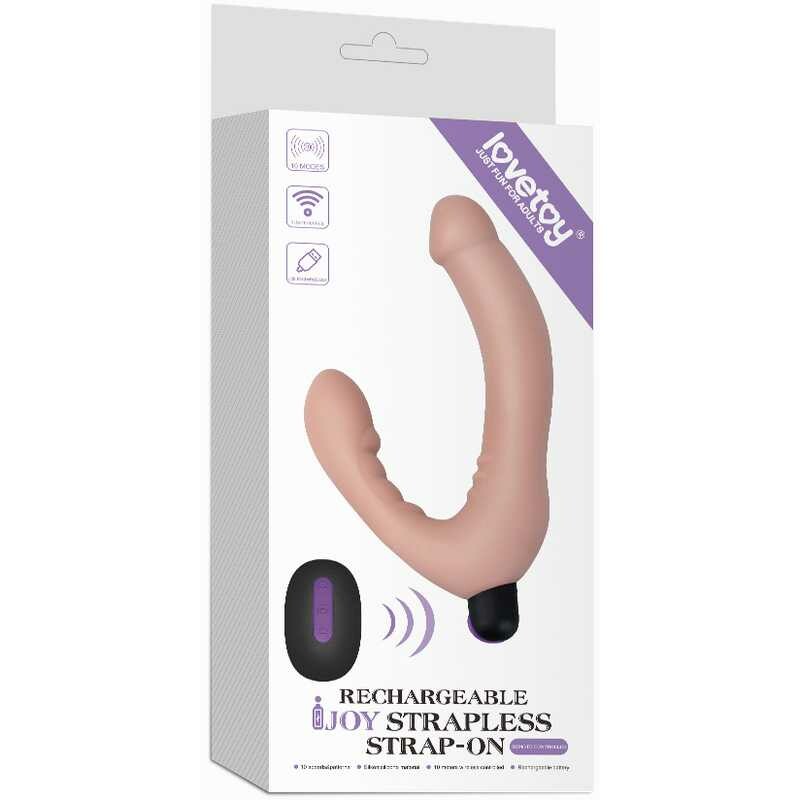 Страпон Rechargeable IJOY Strapless Strap-on Flesh