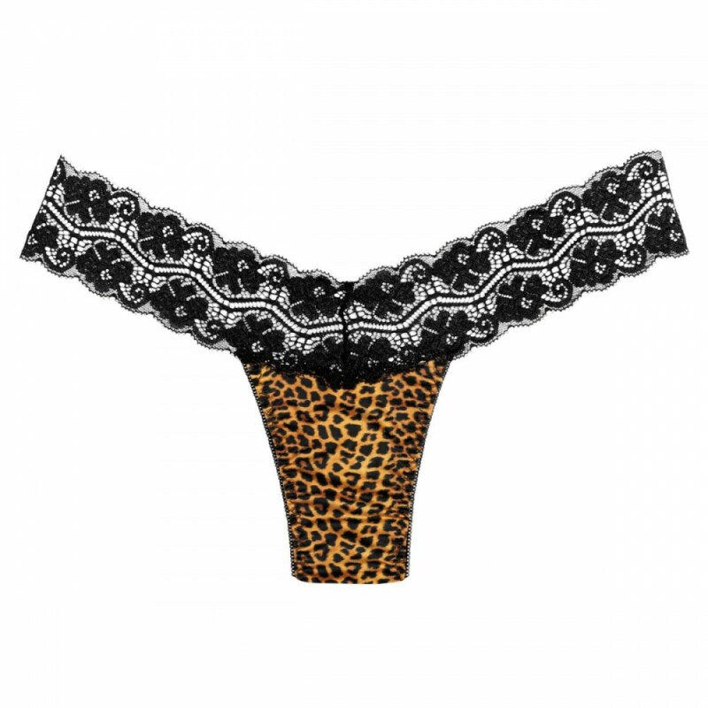 Вібратор в трусики Tania Panty Vibe з трусиками в комплекті, чорний з леопардовим принтом, 9 см х 4.5 см - Изображение 2