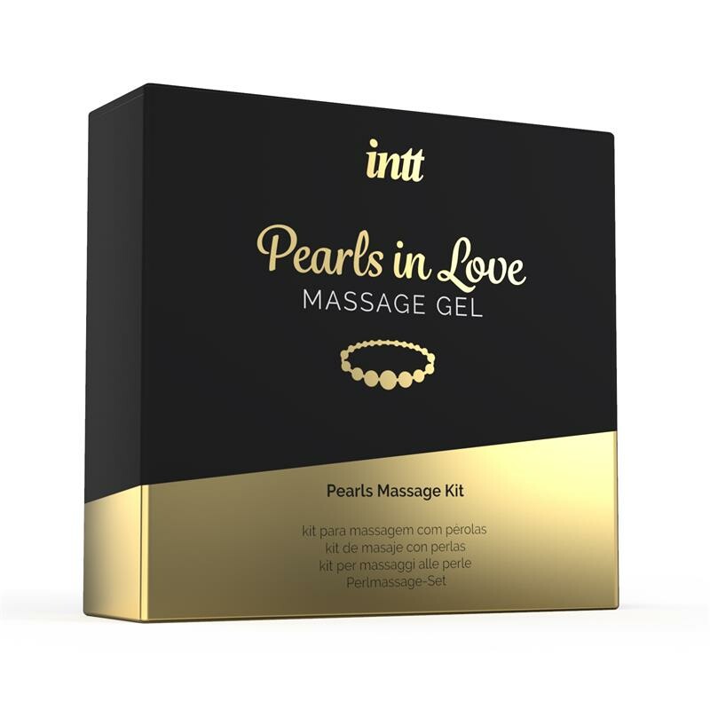 Набір для інтимного масажу Intt Pearls in Love, 15 мл, з гелем та намистом - Изображение 3