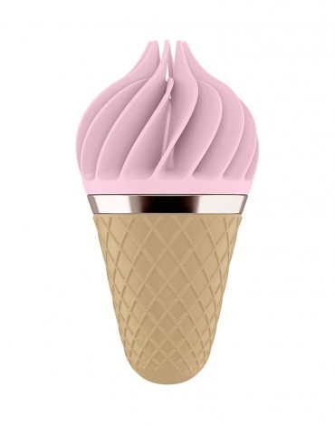 Стимулятор для клітора Satisfyer Sweet Treat з обертовими пелюстками, рожево-коричневий, 10.4 х 5.5 см - Зображення 2