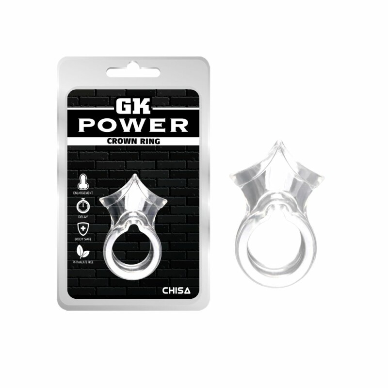 Кільце ерекційне на член Chisa GK Power, прозоре, 3.5 см