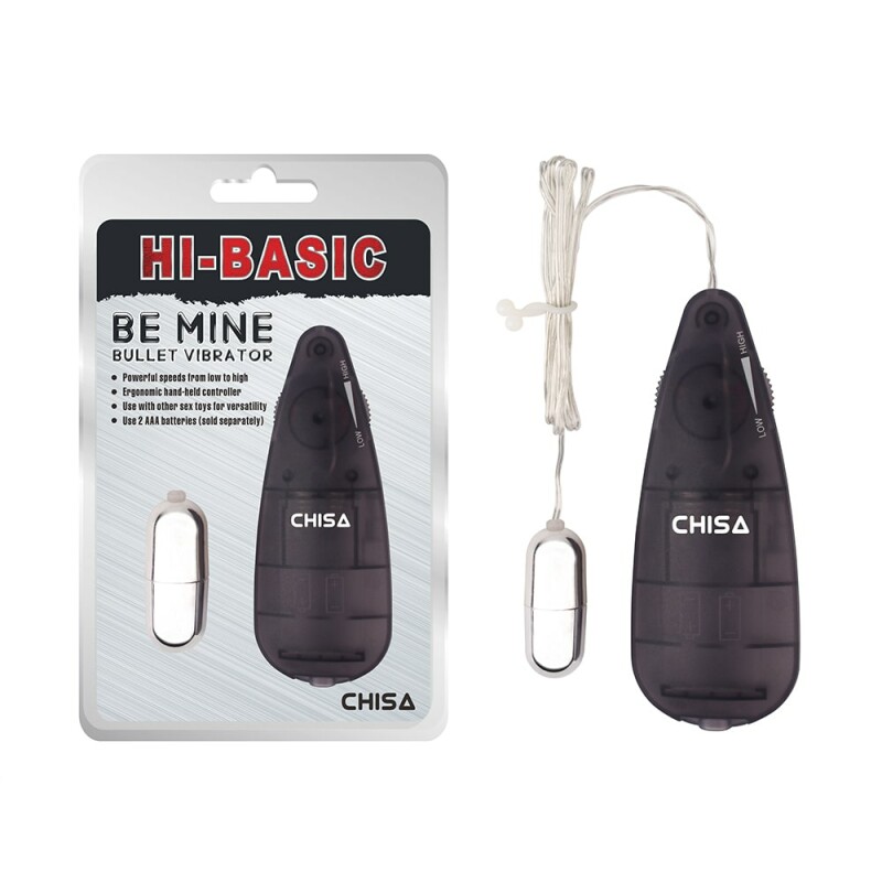 Віброкуля Chisa Hi-Basic з пультом, срібляста, 4.5 х 1.5 см