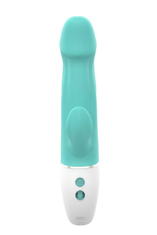 Вібратор-кролик Dream Toys Dream Toys Vibes of Love, блакитний, 22.7 х 4.3 см - Изображение 3